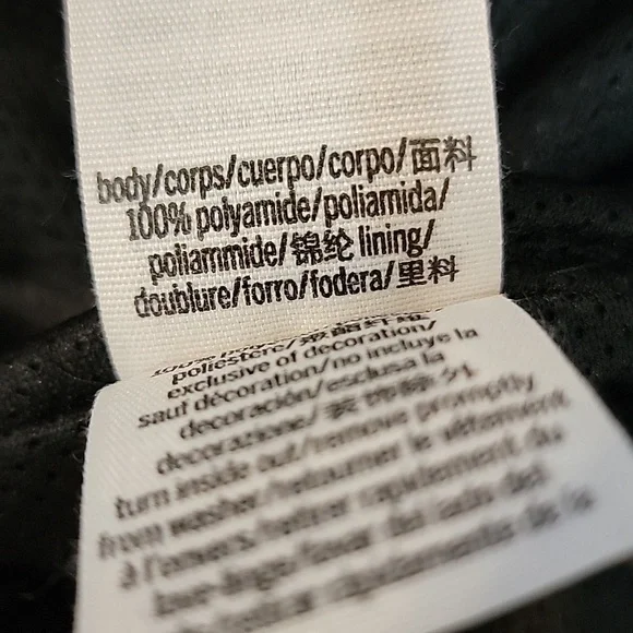 PINK Victoria’s Secret Windbreaker Jacket – Black Floral – Women’s Size XS - Picture 4 of 5